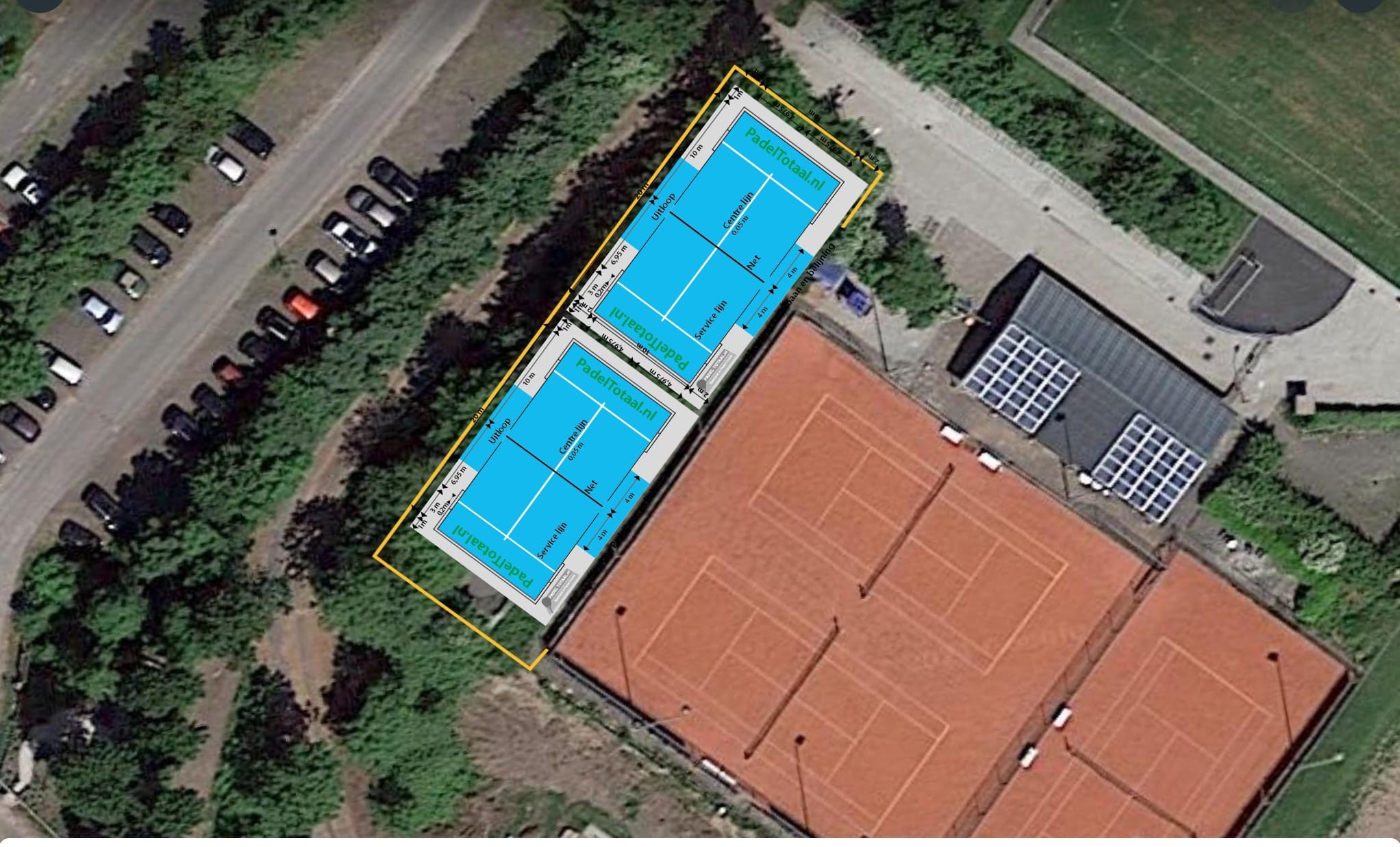 211010 Akkrum padelbanen plattegrond