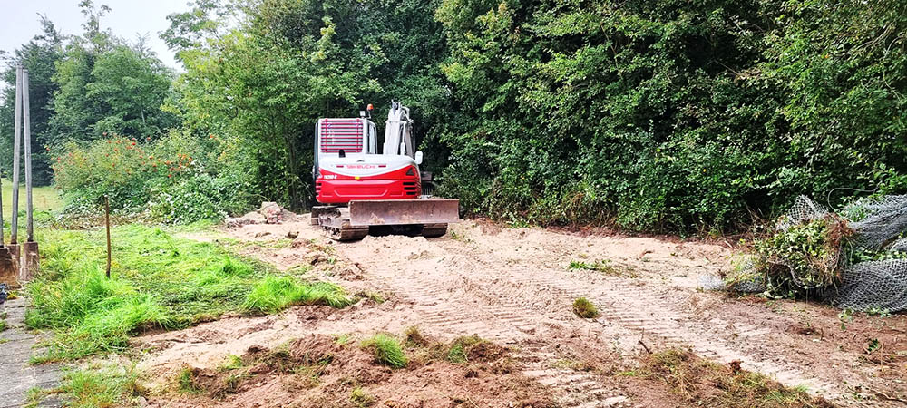 230825 TVA Akkrum sloop oefenmuur verwijderen boomstobben 3